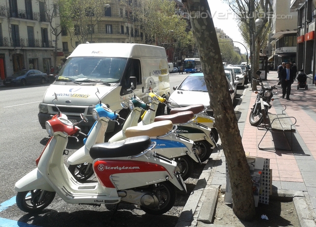 Scootydo Lambrettas en Atocha