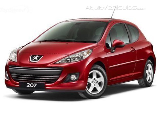 Peugeot 207 rojo